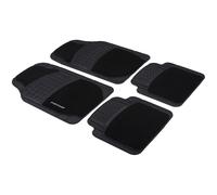 Dunlop Tapis de Voiture 4 Pièces 2 Tapis de Sol 65 x 41 CM 2 Tapis 41 x 40 CM Aj