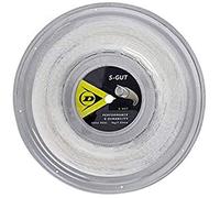 Dunlop S Gut 200 M Tennis Reel String Blanc 1.32 mm