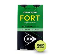 Dunlop Fort All Court 2 Tubes De 4 , Couleur: jaune , Taille: nosize