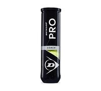 DUNLOP Tennisball Pro Coach - 4 Ball Pet Jaune 601329 Taille Unique