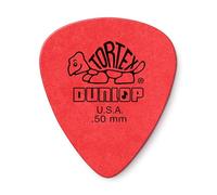 DUNLOP Tortex Standard 0.50 mm rouge, paquet de 24 médiators (418F050)