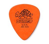Jim Dunlop médiators Tortex Standard 0,60 mm orange – paquet de 12 (418P060)