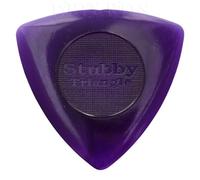 Dunlop Tri Stubby Lot de 6 médiators pour guitare Violet 3 mm