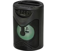Dunlop TWS Bluetooth Speaker - Haut-parleur sans fil - avec lumière LED - support de téléphone portable - radio FM - 15 Watt