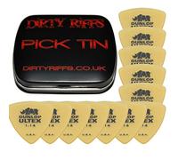 Dunlop Ultex Lot de 12 médiators triangulaires pour guitare 1,14 mm