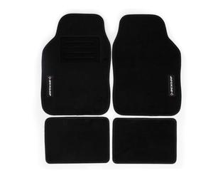 Dunlop Vehicle - 871125241764 - Lot de tapis universels pour voiture en moquette, Noir