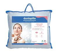 Dunlopillo Lot De 2 Oreillers Plumes Fermes - 100% Plumettes - 60 X 60 Cm