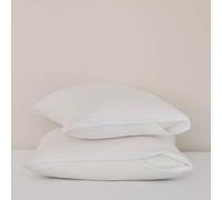 Dunlopillo - Lot de 2 Protège oreillers - Absorbant Tencel Mesh 50x70 cm