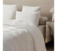 Dunlopillo - Oreiller Doux Rêve Ferme 45 x 70 cm - Garnissage Synthétique 100% Polyester Fibre Creuse Siliconée - Enveloppe Polycoton 52% Polyester 48% Coton - Lavable à 40°C