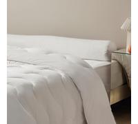 Dunlopillo - Traversin Confort Serein Medium 90 cm - 100% Polyester Fibre Creuse Siliconée - Anti-Acariens d'origine Végétale - Enveloppe 100% Coton - Soutien Équilibré