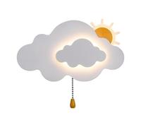DUNMW Créatif Nuage Applique Murale Nuage Applique Chambre d'Enfant Applique Murale Décoration Applique Murale Décoration Applique Murale pour Chambre, Jardin d'enfants, 3 Éclairage