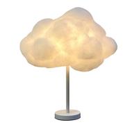 DUNMW Lampe de table créative en coton ignifuge, simulation 3D, nuage flottant décoratif, luminaire de sol, veilleuse pour chambre à coucher et salon