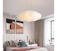 DUNMW Plafonnier LED Cloud Suspension Lustre Plafonnier pour chambre d'enfant pour chambre à coucher, salon, chambre de garçon ou de fille, 48 W, intensité réglable en continu, 17,8''