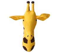 DUNMW Tenture murale 3D, décoration murale tête d'animal en toile, décoration murale pour chambre d'enfant, art mural à suspendre pour chambre d'enfant, jouets pour garçons, filles, chambre d'enfant