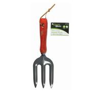 Dunnet Tools Truelle de jardin, outil de désherbage, pelle à main pour plantation, transplantation, désherbage, déplacement et lissage du sol, outils de jardinage (fourche à poignée en bois)