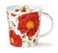 Dunoon Benmore Papaver Tasse Jumbo en porcelaine anglaise Motif coquelicots sauvages 0,75 l