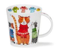 Dunoon Benmore Trendy Cats Mug Jumbo en porcelaine fine 0,75 l