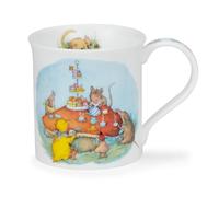 Dunoon Bute Tea Party Tasse en porcelaine anglaise Motif champignon 0,3 l
