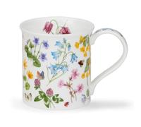 Dunoon Bute Wildflower Harebell Tasse en porcelaine fine avec fleurs sauvages abeilles et papillons 0,3 l