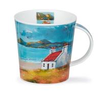 Dunoon Caingorm Coastal Retreat Red Roof Cottage Tasse en porcelaine anglaise