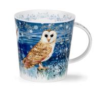 Dunoon Caingorm Mug en porcelaine anglaise Motif chouette pleine lune