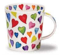 Dunoon Chaud Cœurs Jumbo 0,48l Tasse à Thé Mug Tasse Café Cairngorm