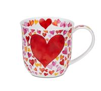 Dunoon Cumbrae Big Love Mug en porcelaine anglaise Rouge 0,45 l