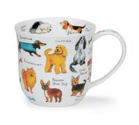 Dunoon Cumbrae Tasse en porcelaine anglaise Motif races de chiens 0,45 l