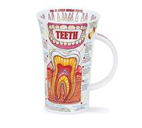 Dunoon dents Odontologie en porcelaine fine Mug de dentiste, GCSE, un niveau, Teacher, dégradé, dentaire, dentaire - fabriqué en Angleterre