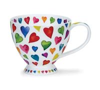 Dunoon en porcelaine anglaise Skye Mug Cup - fabriqué en Angleterre - Warm Hearts