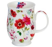Dunoon Floral Harmony Red Tasse Motif floral