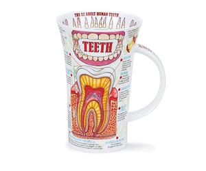 Dunoon Glencoe Tasse en porcelaine fine Motif dents