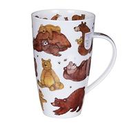 Dunoon Grizzlies Mug en porcelaine anglaise en forme de Henley Passe au micro-ondes et au lave-vaisselle 600 ml