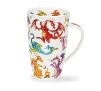 Dunoon Henley Hot Stuff Tasse en porcelaine anglaise Motif dragons 0,6 l