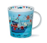 Dunoon Lomond High Tide Mug en porcelaine anglaise Motif bateau de pêche