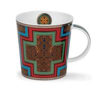 Dunoon Lomond Iona Tasse en porcelaine fine avec détails dorés Vert