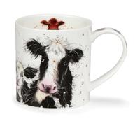 Dunoon Orkney Mug en porcelaine anglaise Motif vache et cheval 0,35 l