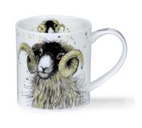 Dunoon Orkney Mug en porcelaine fine Motif mouton Swaledale 0,35 l