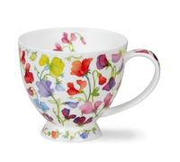 Dunoon Skye Floral Fiesta Mug en porcelaine fine Motif pois de senteur 0,45 l