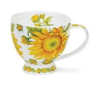 Dunoon Skye Tasse en porcelaine anglaise 0,45 l Moderne Fleurs Pivoine Rond Floral Lavage à la main Adulte