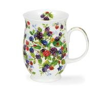 Dunoon Suffolk SU-WILB-Black Berries Tasse en porcelaine fine Motif baies sauvages 0,31 l