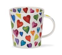 Dunoon Tasse Chaud Cœurs Lomond 0,3l Fine Arête Chine Porcelaine