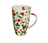 DUNOON Tasse en forme de Henley avec motif « DOVEDALE-STRAWBERRY »