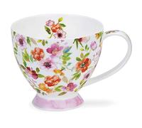 Dunoon Tasse en porcelaine anglaise Motif fleurs