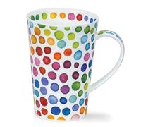 Dunoon Tasse en porcelaine fine en forme de Shetland fabriquée en Angleterre (points chauds)