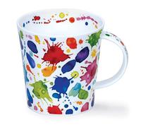 Dunoon Tasse en porcelaine fine fabriquée en Angleterre en forme de cairngorm Motif Whoops 480 ml Passe au lave-vaisselle (Multi)