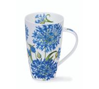 Dunoon Tasse en porcelaine fine fabriquée en Angleterre en forme de Henley (Agapanthus)