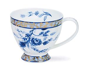 Dunoon Tasse en porcelaine fine Skye - Fabriquée en Angleterre (Bleu de Delft)