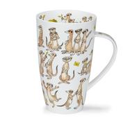 Dunoon Henley Meerkat Mob Mug en porcelaine fine 0,6 l
