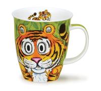 Dunoon Nevis Go Wild Crazy Animal Tasse en Porcelaine Anglaise (Tiger)